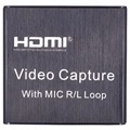 Placa de Captura de Vídeo com Entrada de Microfone e Saída de Linha - USB2.0, HDMI