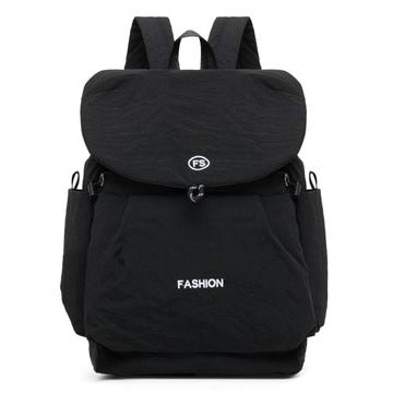 Mochila de lona de grande capacidade Vintage Color Block