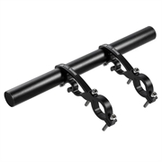 WEST BIKING Extensor de Guiador de Bicicleta em Liga de Alumínio Suporte de Braçadeira Dupla para Luz de Bicicleta Computador GPS
