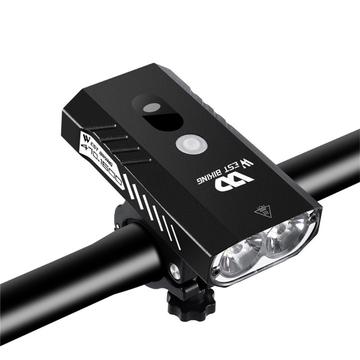 WEST BIKING YP0701329 1600LM Luz dianteira LED brilhante para bicicleta Luz de segurança de bicicleta nocturna para ciclismo Lanterna