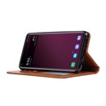 Capa Tipo Carteira para Samsung Galaxy S10 - Castanho