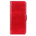 Bolsa Tipo Carteira para iPhone 15 Pro - Vermelho