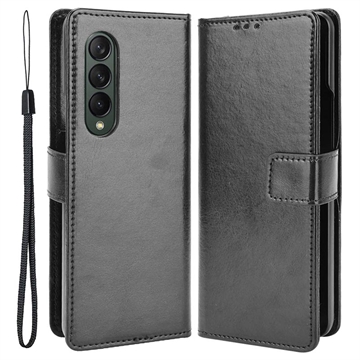 Bolsa Tipo Carteira com Porta-Cartões para Samsung Galaxy Z Fold4 - Preto