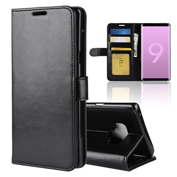 Capa Tipo Carteira para Samsung Galaxy Note9 com Suporte - Preto
