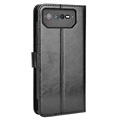 Bolsa Tipo Carteira com Fecho Magnético para Asus ROG Phone 6/6 Pro - Preto