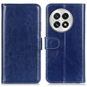 Capa tipo carteira com fecho magnético para OnePlus 13 - Azul