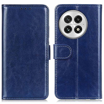 Capa tipo carteira com fecho magnético para OnePlus 13 - Azul