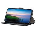 Bolsa tipo Carteira com Fecho Magnético para Samsung Galaxy Xcover6 Pro - Preta