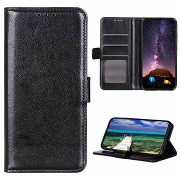 Bolsa Tipo Carteira com Fecho Magnético para Sony Xperia 10 IV - Preto