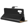Bolsa tipo Carteira em Pele para Samsung Galaxy Note10+ - Preto