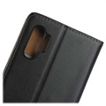Bolsa tipo Carteira em Pele para Samsung Galaxy Note10+ - Preto