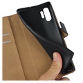Bolsa tipo Carteira em Pele para Samsung Galaxy Note10+ - Preto