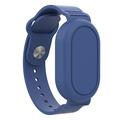 Pulseira de silicone à prova de água para Samsung Galaxy SmartTag 2 Bluetooth Tracker Capa protetora - Azul