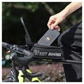 Bolsa e Suporte de Bicicleta com Logotipo Refletor West Biking - 6.9" - Preto