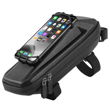 Bolsa para Bicicleta com Suporte para Telefone West Biking - 4"-6.5" - Preto