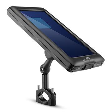 Suporte de guiador para bicicleta à prova de água West Biking - 7" - Preto