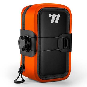 West Biking YP0707394 Saco de selim para bicicleta à prova de água com fecho automático - Laranja