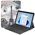 Bolsa Fólio Série Wonder para Microsoft Surface Pro 8 - Torre Eiffel