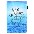 Capa Folio Wonder Series para Samsung Galaxy Tab A7 Lite - Never Stop Dreaming