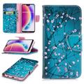 Bolsa Tipo Carteira Wonder Series para Huawei P20 Lite - Flores Brancas