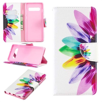 Bolsa Tipo Carteira Wonder Series para Samsung Galaxy S10+ - Flor