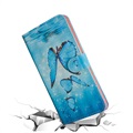 Bolsa Tipo Carteira Wonder iPhone 12 mini - Borboleta Azul