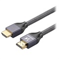 Cabo Wozinsky HDMI 2.1 8K 60Hz / 4K 120Hz / 2K 144Hz - 1m - Cinzento