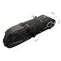 Bolsa de Selim de Bicicleta Wozinsky WBB9BK - 12l - Preto