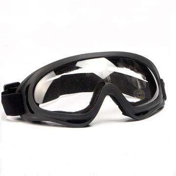 X400 Óculos tácticos para motociclismo/esqui com lentes reforçadas - Transparente