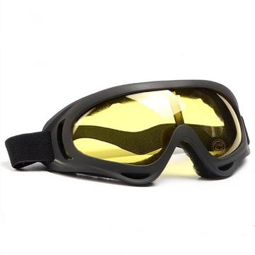 X400 Óculos Tácticos para Motociclismo/Esqui com Lentes Reforçadas - Amarelo