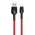 Cabo USB-A / USB-C XO NB55 - 5A, 1m - Vermelho
