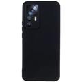 Capa de TPU Mate Anti Dedadas para Xiaomi 12T/12T Pro - Preto
