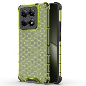 Capa Híbrida Honeycomb Armored para Xiaomi 14T - Verde