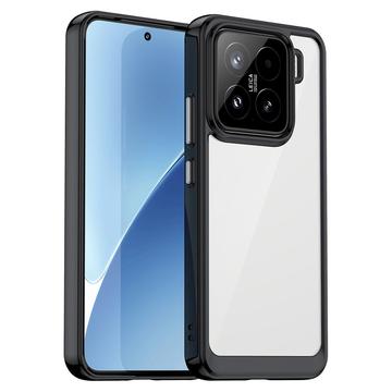 Capa Híbrida Antichoques para Xiaomi 15 - Preto