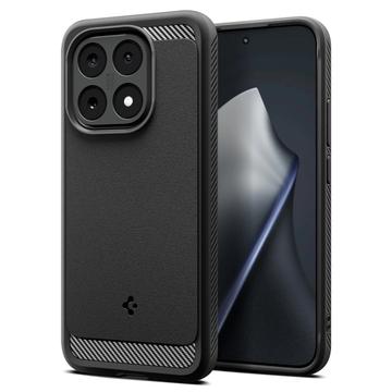Capa de TPU Spigen Rugged Armor para Xiaomi 15T - Preto