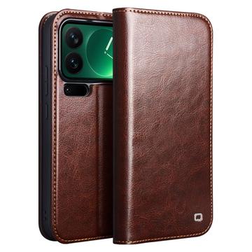 Capa de Pele Tipo Carteira Qialino Classic para Xiaomi 17 Pro Max