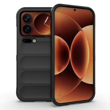 Capa de TPU Rugged para Xiaomi 17 Pro - Preto