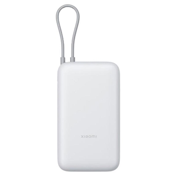 Xiaomi 20000mAh Power Bank com cabo USB-C integrado 22.5W - Cinzento claro