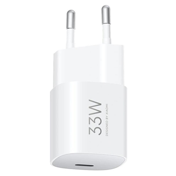 Carregador Xiaomi 33W Nano Power USB-C - Branco