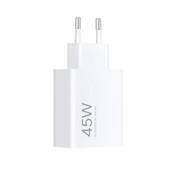 Carregador de viagem USB-A de 45 W Xiaomi MDY-17-EF - Branco