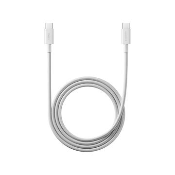 Cabo USB-C / USB-C entrançado Xiaomi 6A - 1m, 120W - Branco