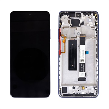 Estrutura para a Parte Frontal e Ecrã LCD 5600030J1700 para Xiaomi Mi 10T Lite 5G - Azul