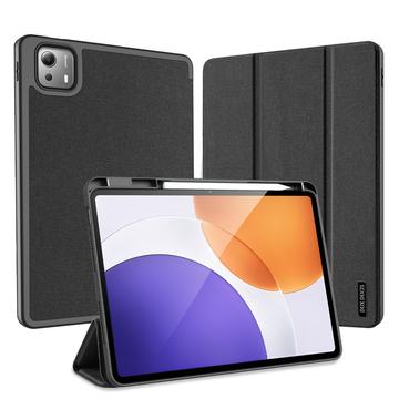 Bolsa tipo Folio Smart Tri-fold Dux Ducis Domo para Xiaomi Pad 7S Pro 12.5 - Preto
