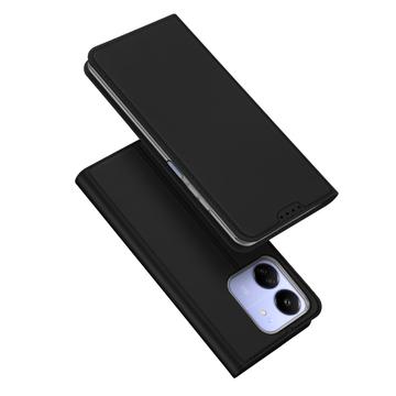 Capa Flip Dux Ducis Skin Pro para Xiaomi Poco C65/Redmi 13C - Preta