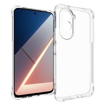 Capa de silicone à prova de choque para Xiaomi Poco M7 Plus/M7 4G - Transparente