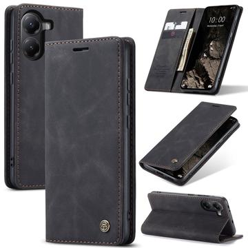 Bolsa Tipo Carteira Caseme 013 Series para Xiaomi Poco X7 Pro - Preto