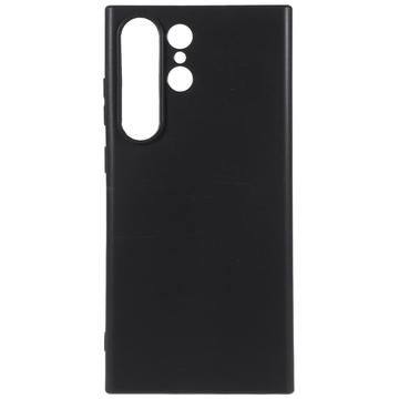 Capa de TPU Mate Anti Dedadas para Samsung Galaxy S23 Ultra 5G - Preto
