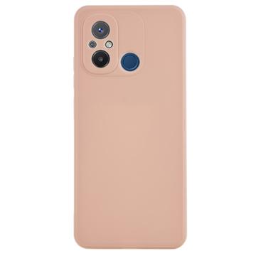 Capa de TPU Mate Anti Dedadas para Xiaomi Redmi 12C - Cor-de-Rosa