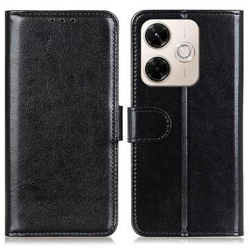 Xiaomi Redmi 13x Capa para carteira com suporte - Preto