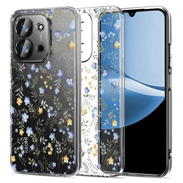 Capa de TPU Tech-Protect FlexAir para Xiaomi Redmi 15C - Flores da primavera